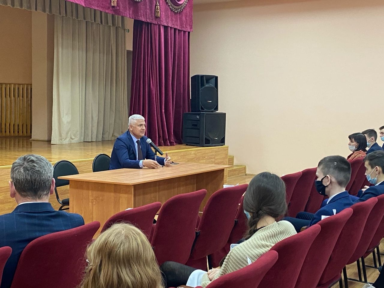 Депутат Госсовета РТ Марат Галиев провел для мамадышских школьников Парламентский урок