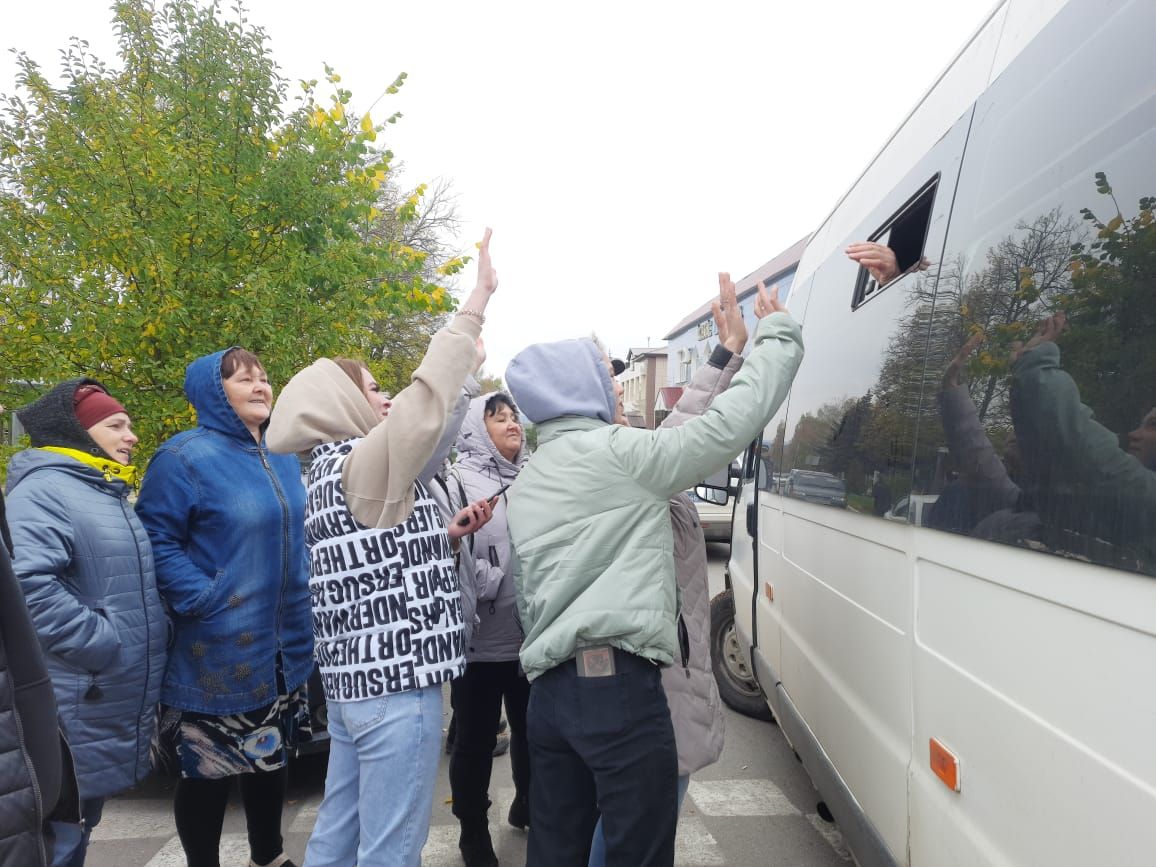 Из Мамадыша отправили два автобуса с мобилизованными гражданами