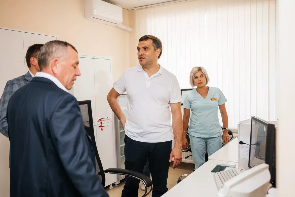 В Мамадышскую больницу с рабочим визитом прибыл Министр здравоохранения РТ Марсель Миннуллин