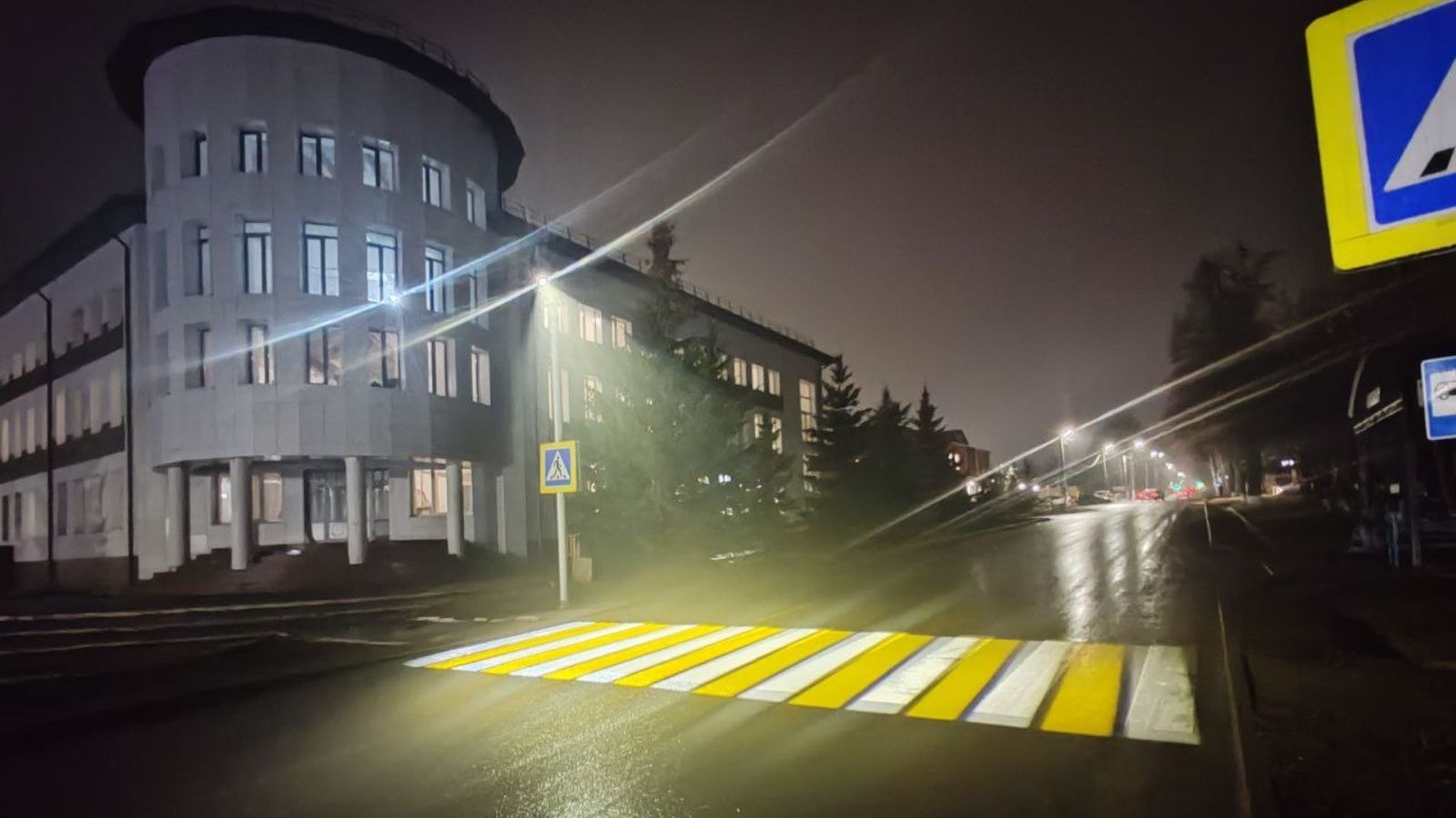 На улице Толстого в Мамадыше появится видеопроекция дорожной разметки