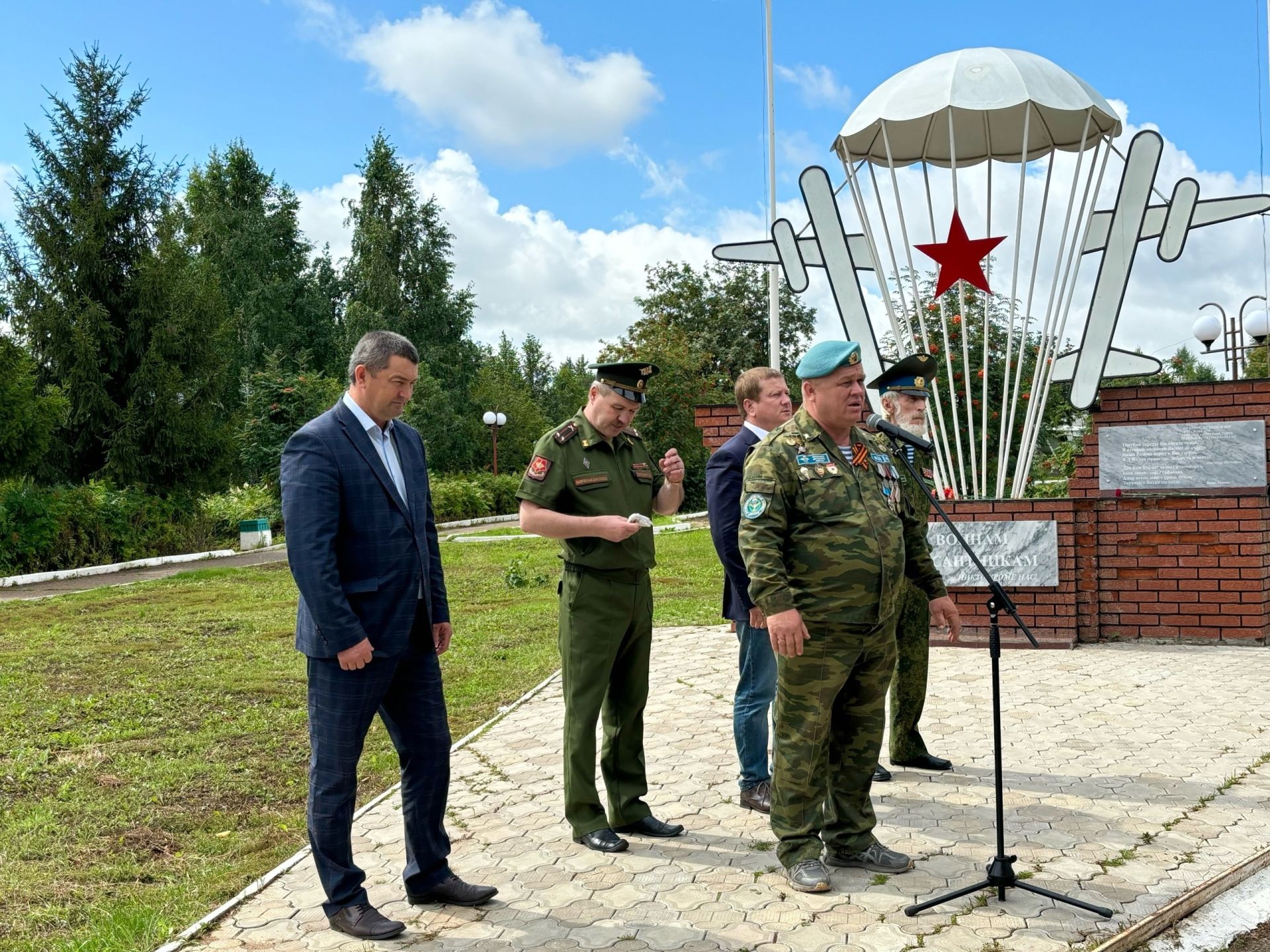 Мамадышские ВДВ-шники сегодня отметили свой праздник