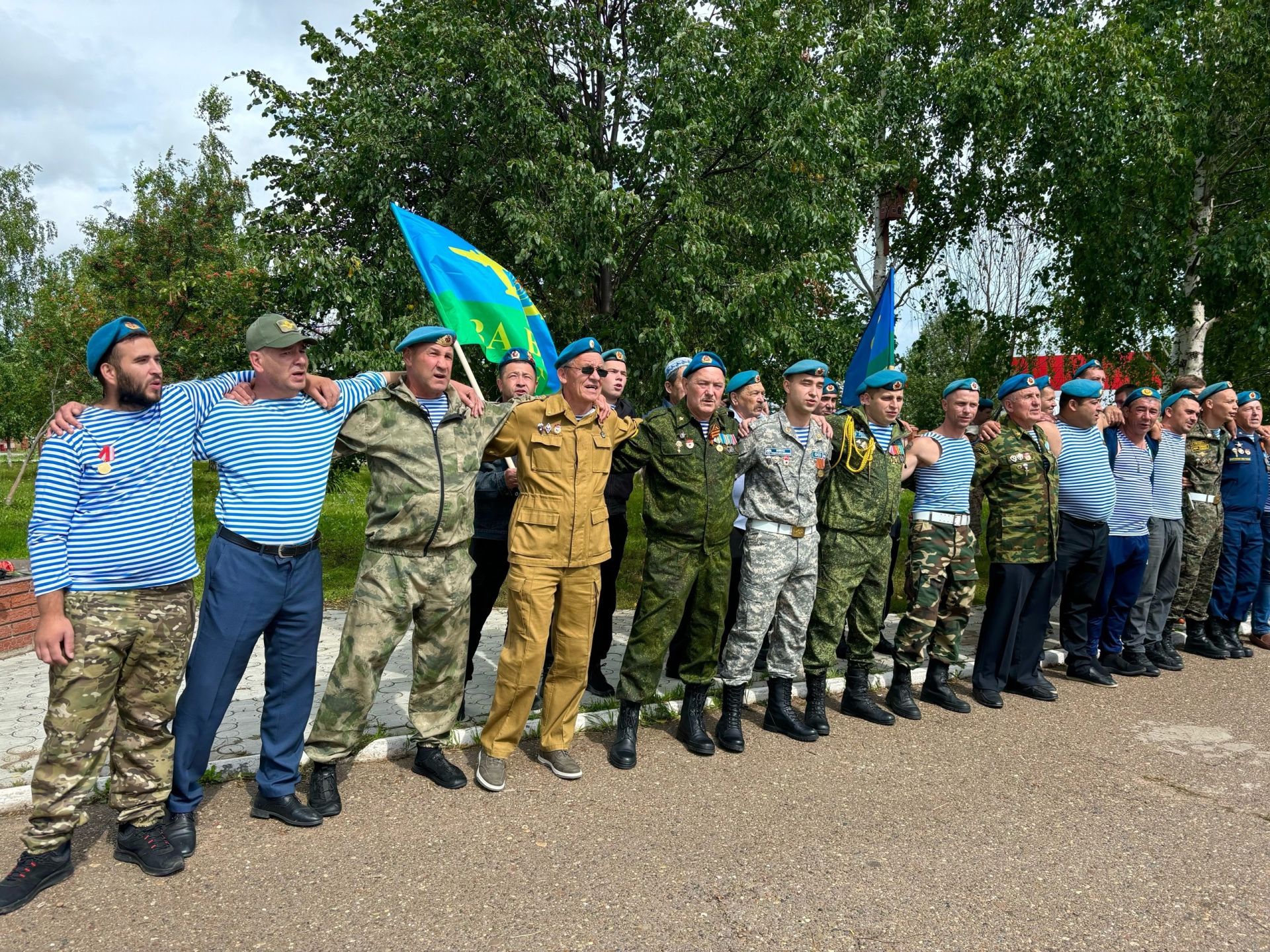 Мамадышские ВДВ-шники сегодня отметили свой праздник