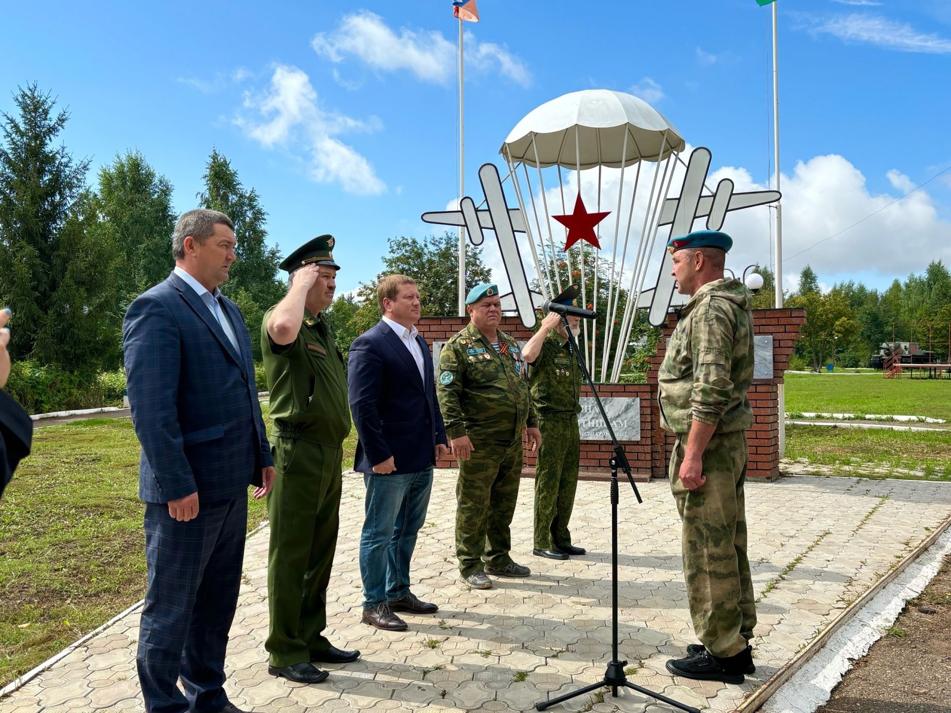 Мамадышские ВДВ-шники сегодня отметили свой праздник