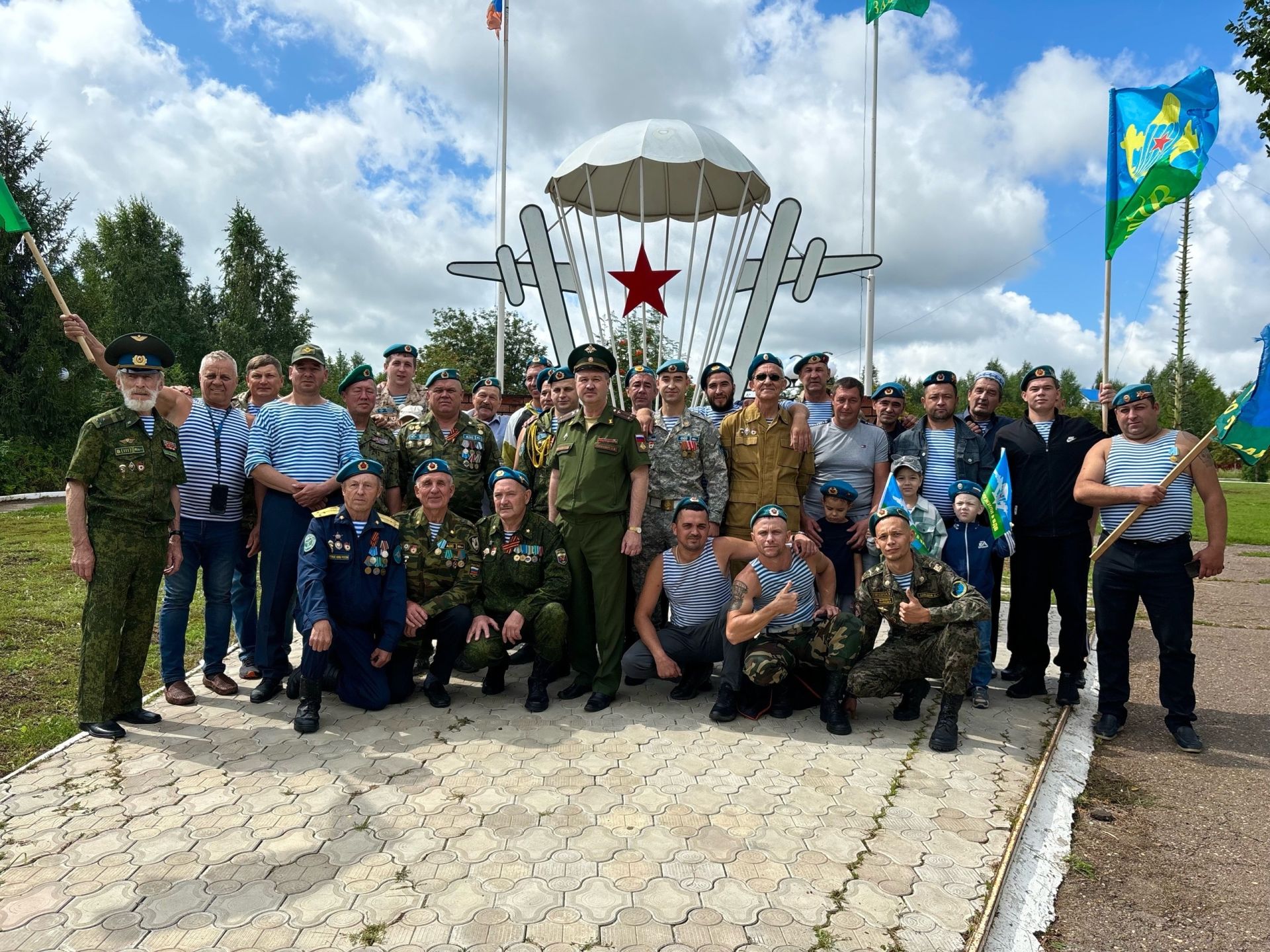 Мамадышские ВДВ-шники сегодня отметили свой праздник