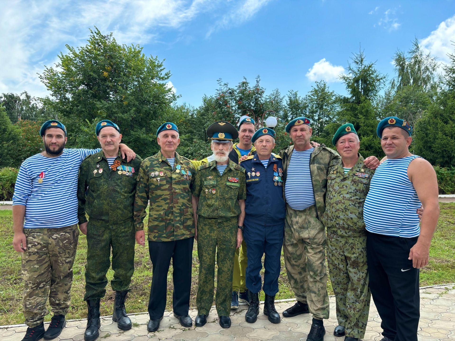 Мамадышские ВДВ-шники сегодня отметили свой праздник