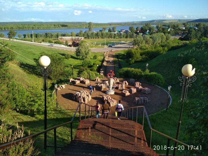 Аллею чернобыльцев в Мамадыше полностью реконструируют: новый вид территория обретет за 21 миллион рублей