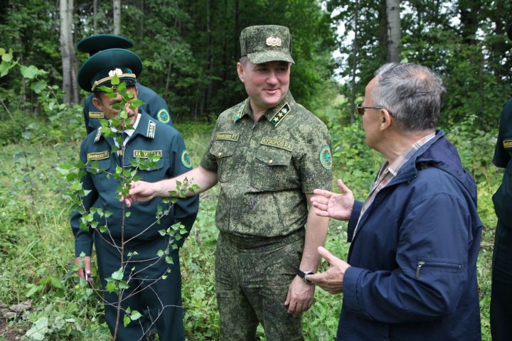 Министр лесного хозяйства Равиль Кузюров побывал с рабочей поездкой в Мамадышском районе