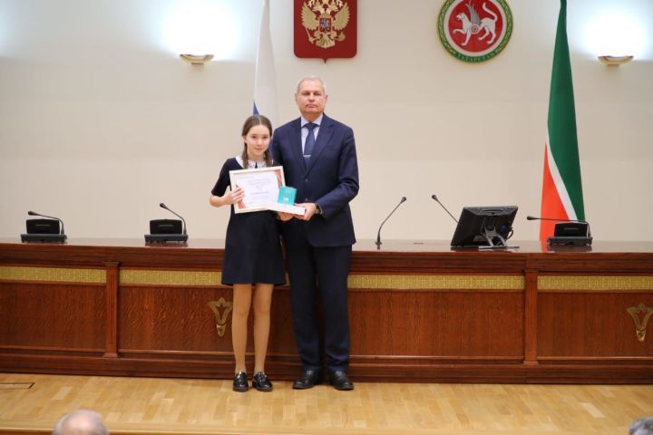 Ученица Большешиинской школы одержала победу в республиканском конкурсе