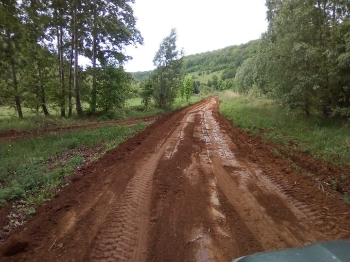 В Мамадышском районе приступили к ремонту сельской дороги