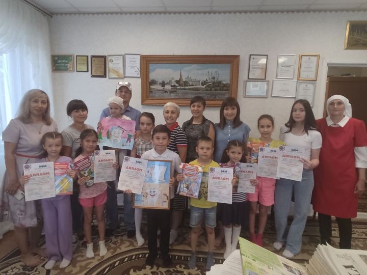 В Мамадыше наградили победителей конкурса детских рисунков