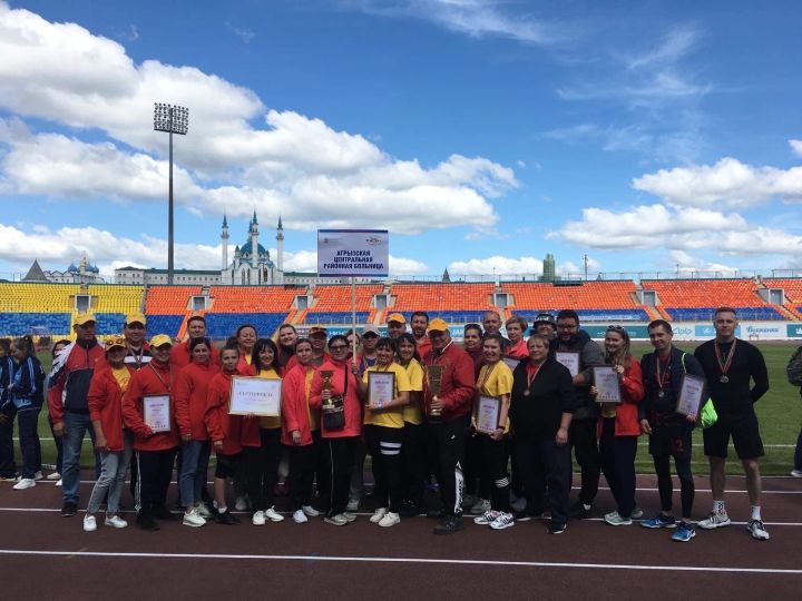 Мамадышские медработники приняли участие в спортивных соревнованиях в Казани