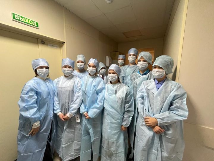 Мамадышские школьники побывали на экскурсии в центральной районной больнице