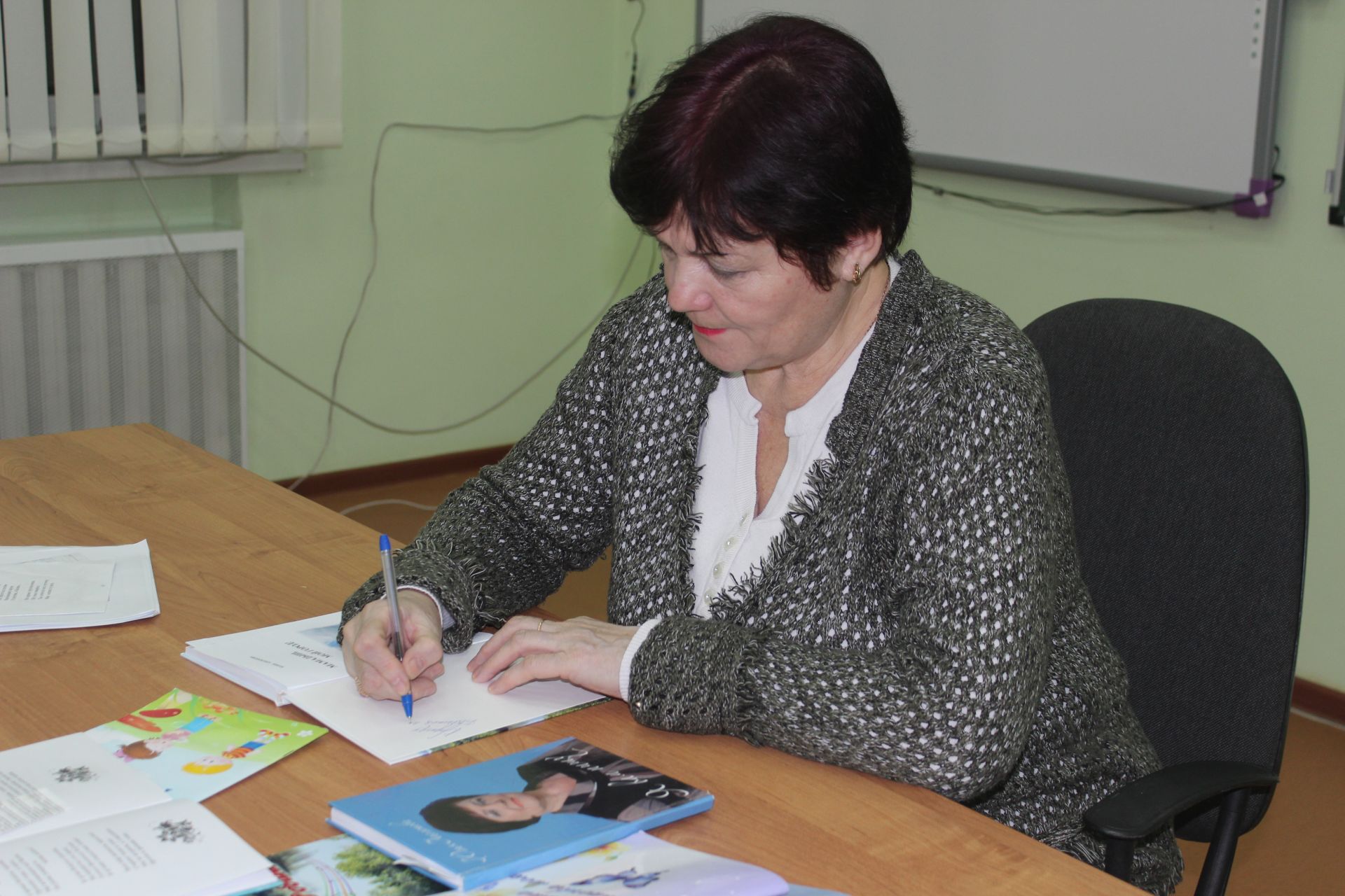 Юлия Аполонова в гостях у школы юного журналиста