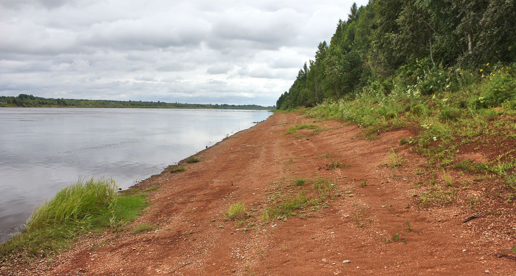 Река Вятка у Советска Кировской области