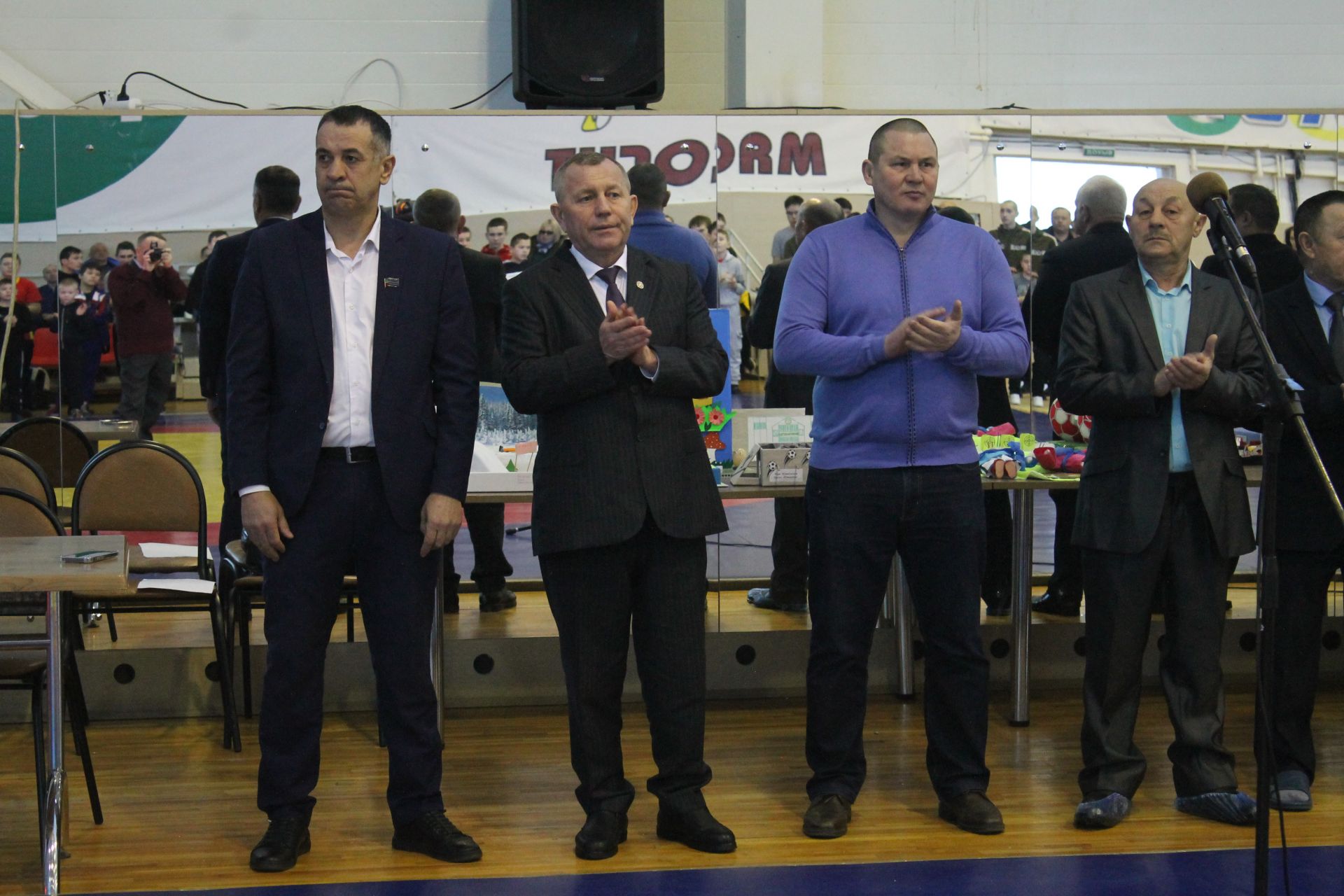 В Мамадыше проходит турнир по национальной борьбе на призы главы Мамадышского муниципального района