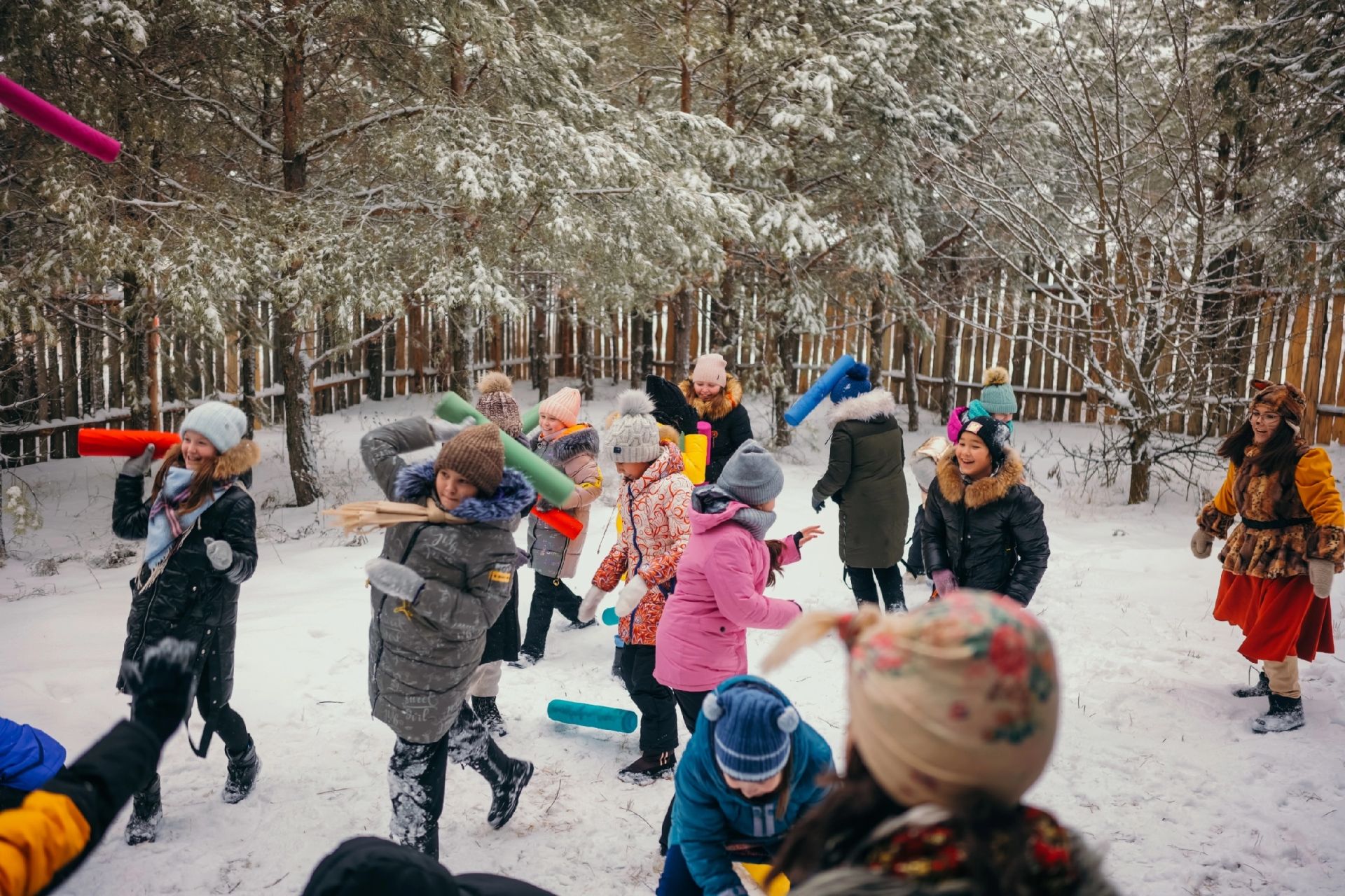 Сказочное представление на каникулы подготовили на мамадышском ипподроме