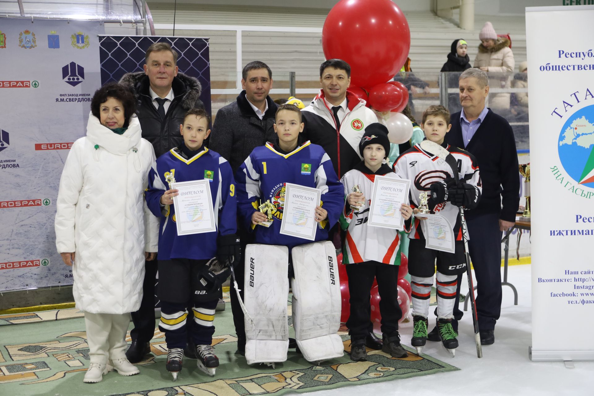 Мамадышские хоккеисты стали победителями республиканского этапа «Золотой шайбы»