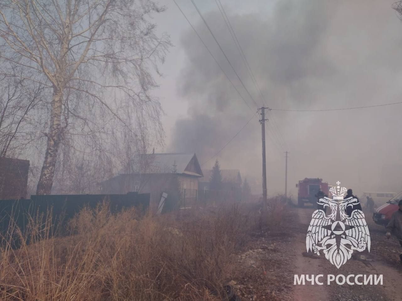 В Мамадышском районе произошел крупный пожар