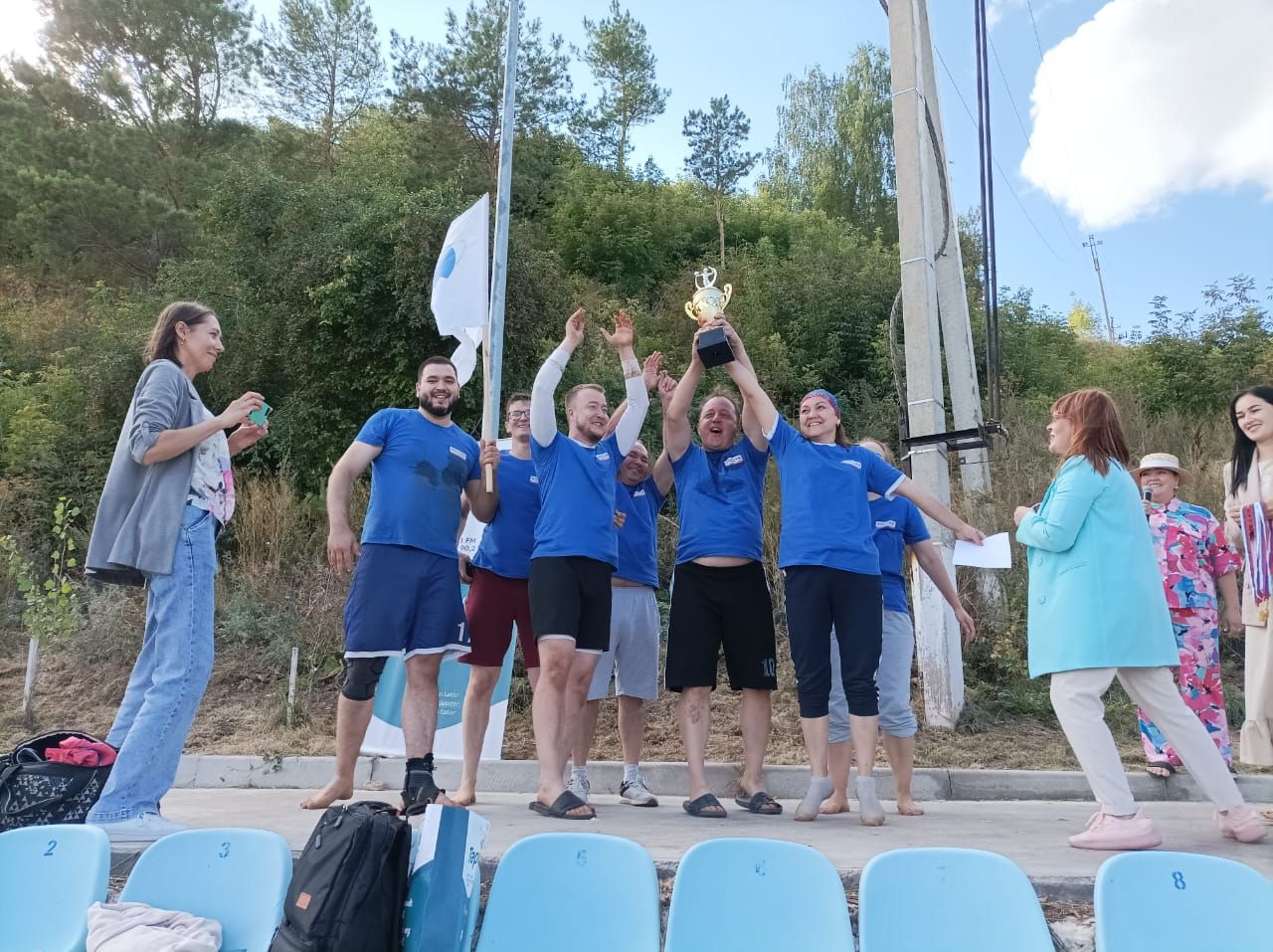 Сотрудники «Мамадыш-информа» стали серебряными призерами турнира по волейболу