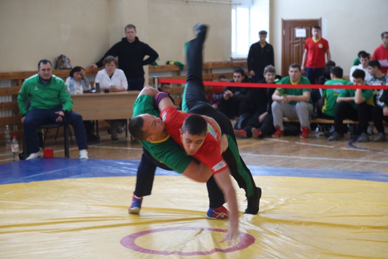 В Мамадыше состоялись соревнования по национальной борьбе
