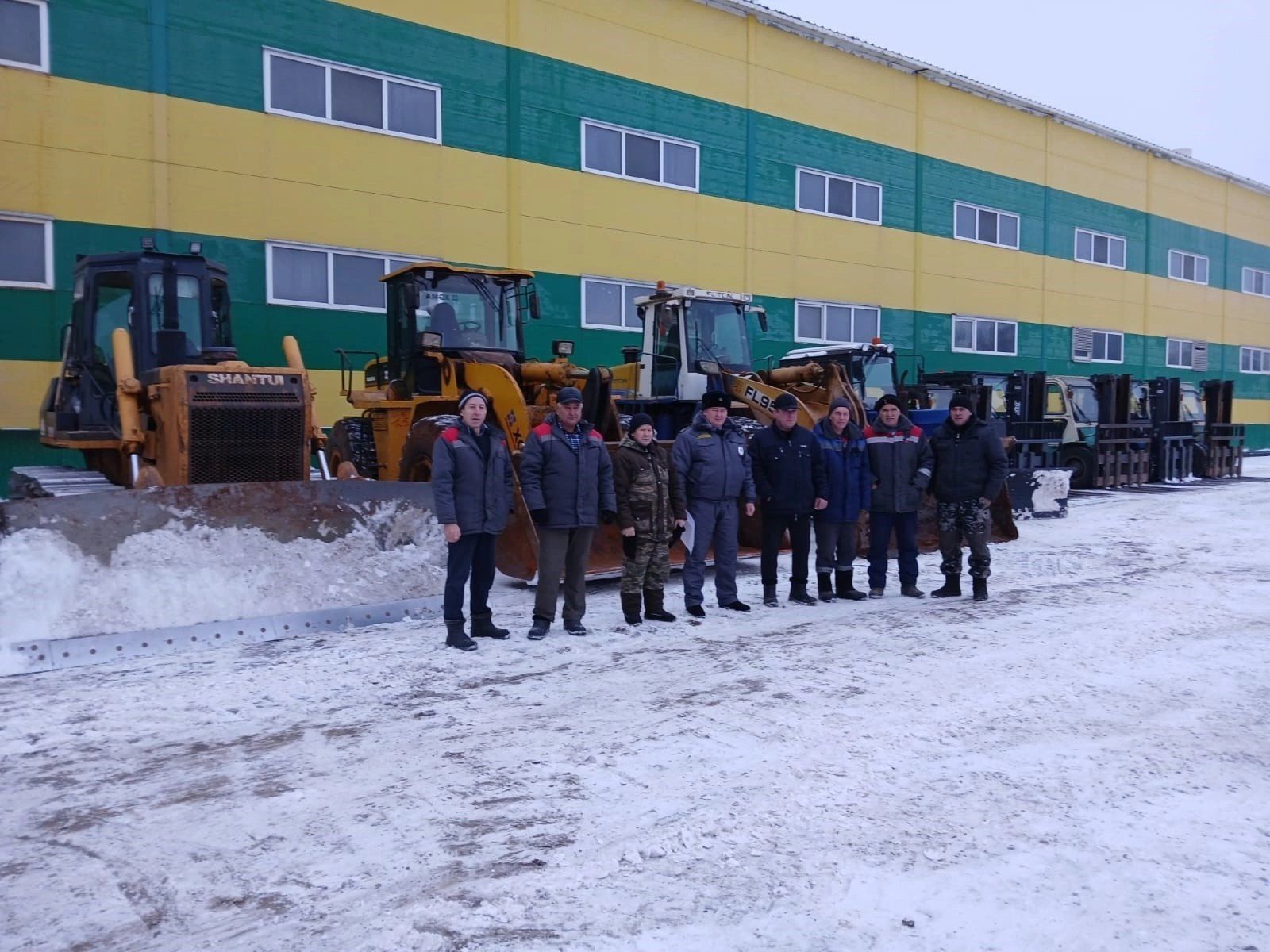 Технический осмотр самоходной техники осуществлен в Мамадышском кирпичном заводе