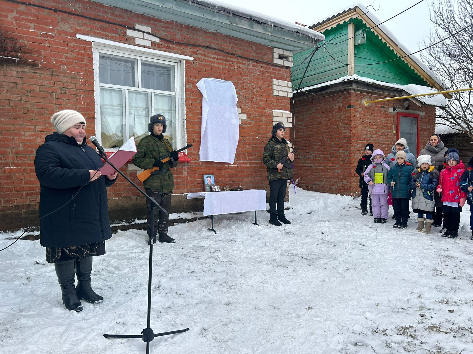 В Мамадышском районе состоялось открытие памятной доски Вячеславу Герасимову