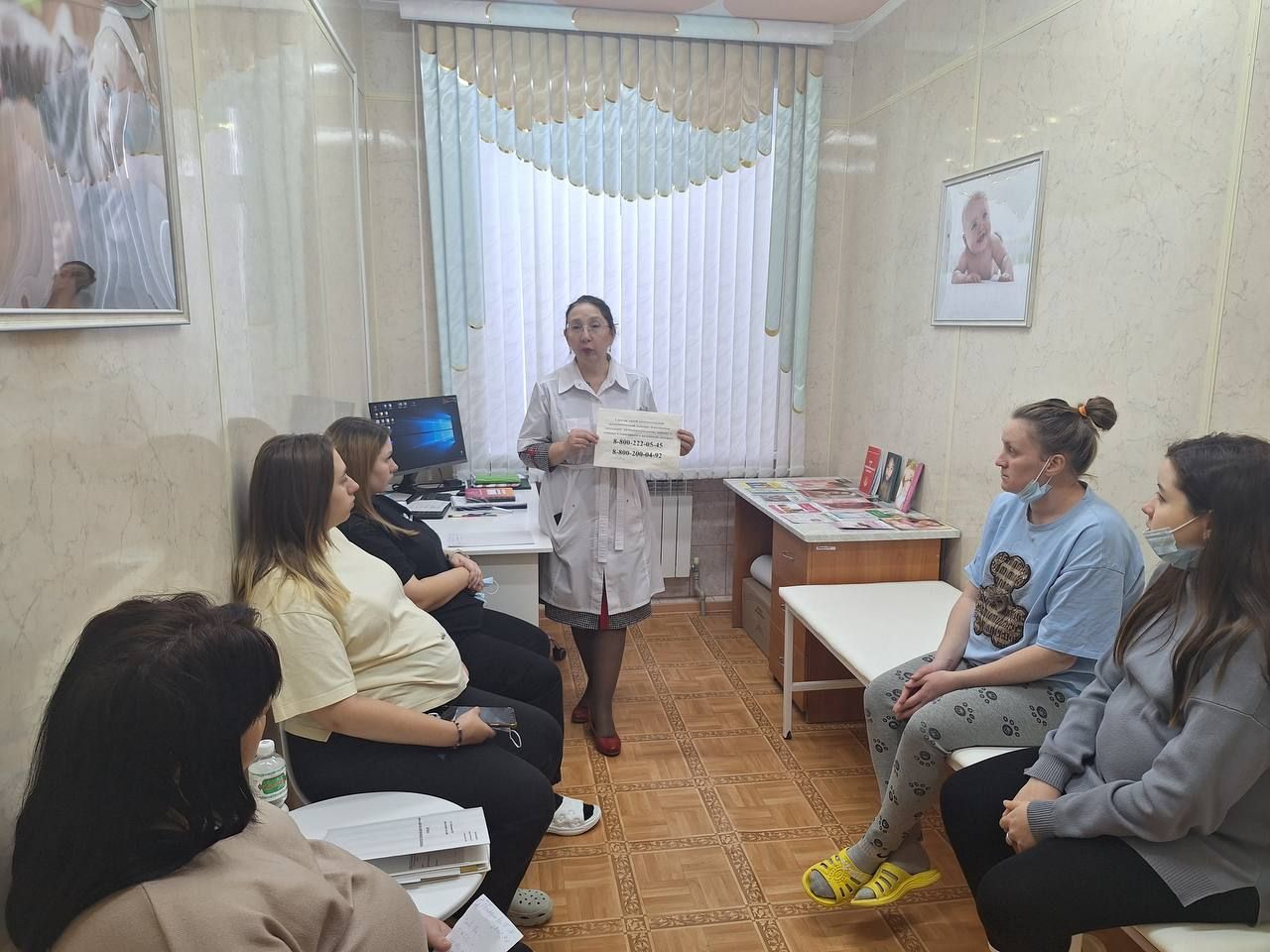 В Мамадышской ЦРБ прошло занятие по профилактике послеродовой депрессии