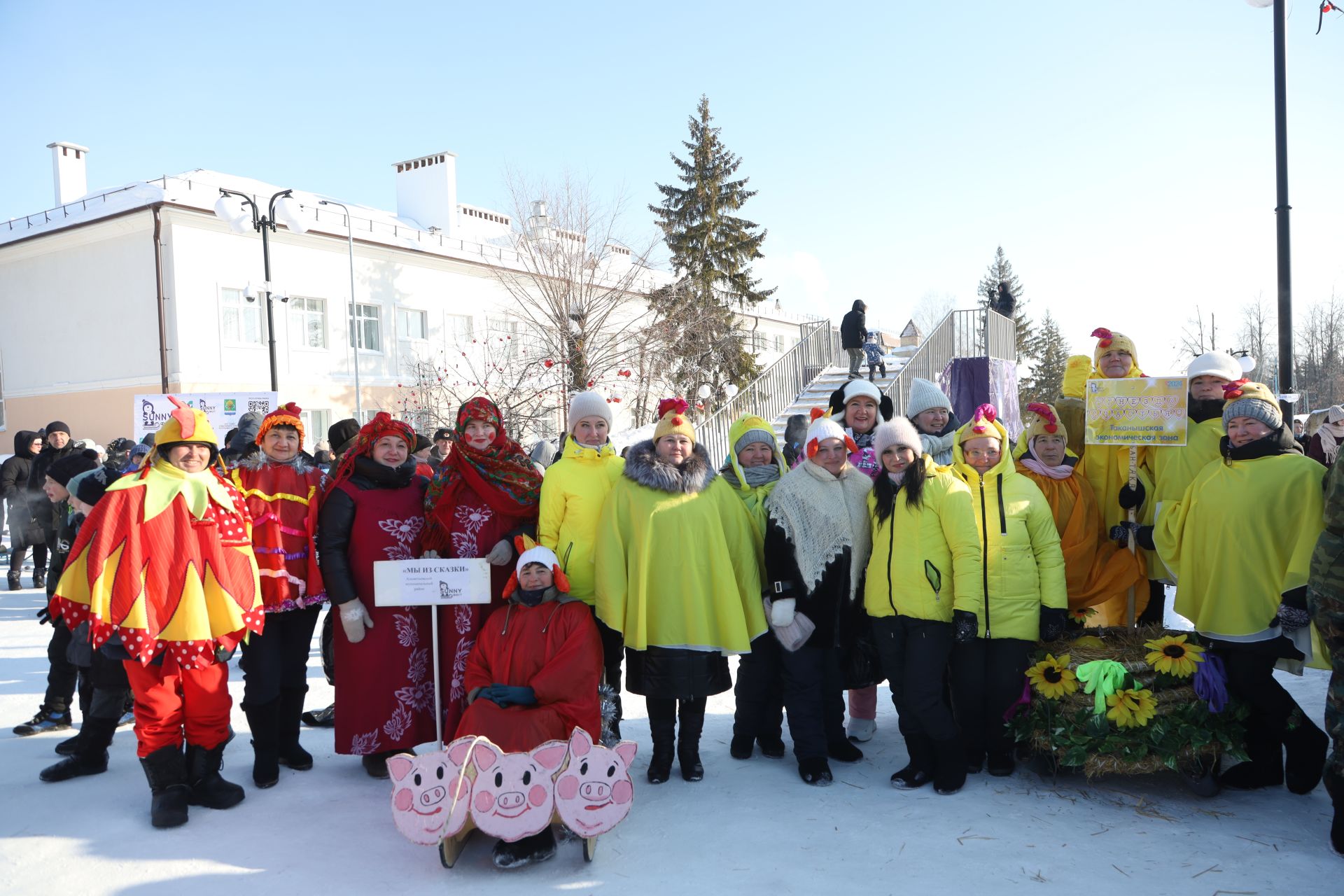 В Мамадыше дан старт фестивалю креативных санок «SunnyФЕСТ»