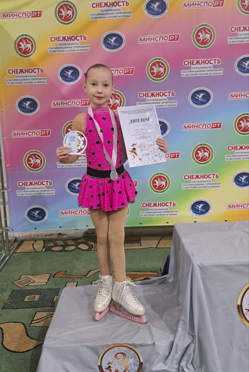 Юные фигуристки Мамадыша выступили на республиканском фестивале «Снежность-2025»