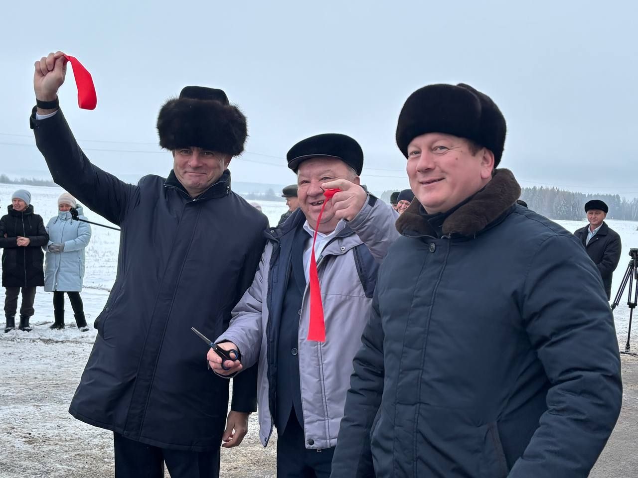 В Мамадышском районе торжественно открыли дорогу Олуяз-Большие Уськи