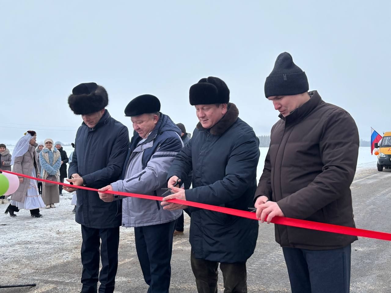 В Мамадышском районе торжественно открыли дорогу Олуяз-Большие Уськи