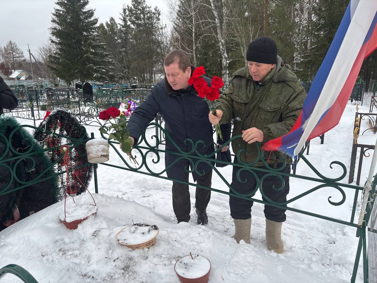 В Мамадыше почтили память воинов, погибших в ходе СВО