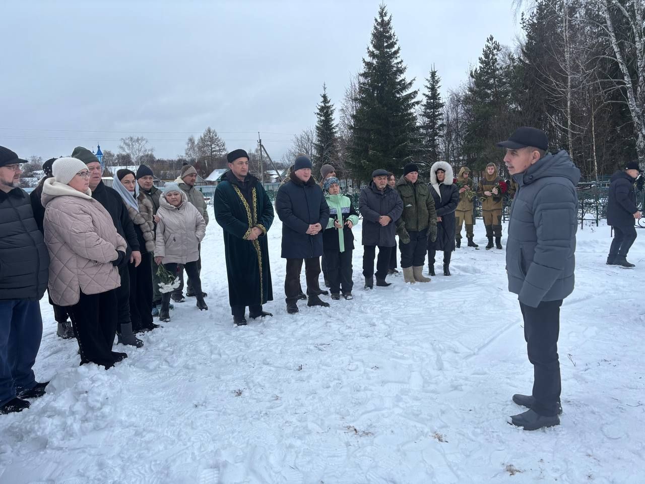 В Мамадыше почтили память воинов, погибших в ходе СВО