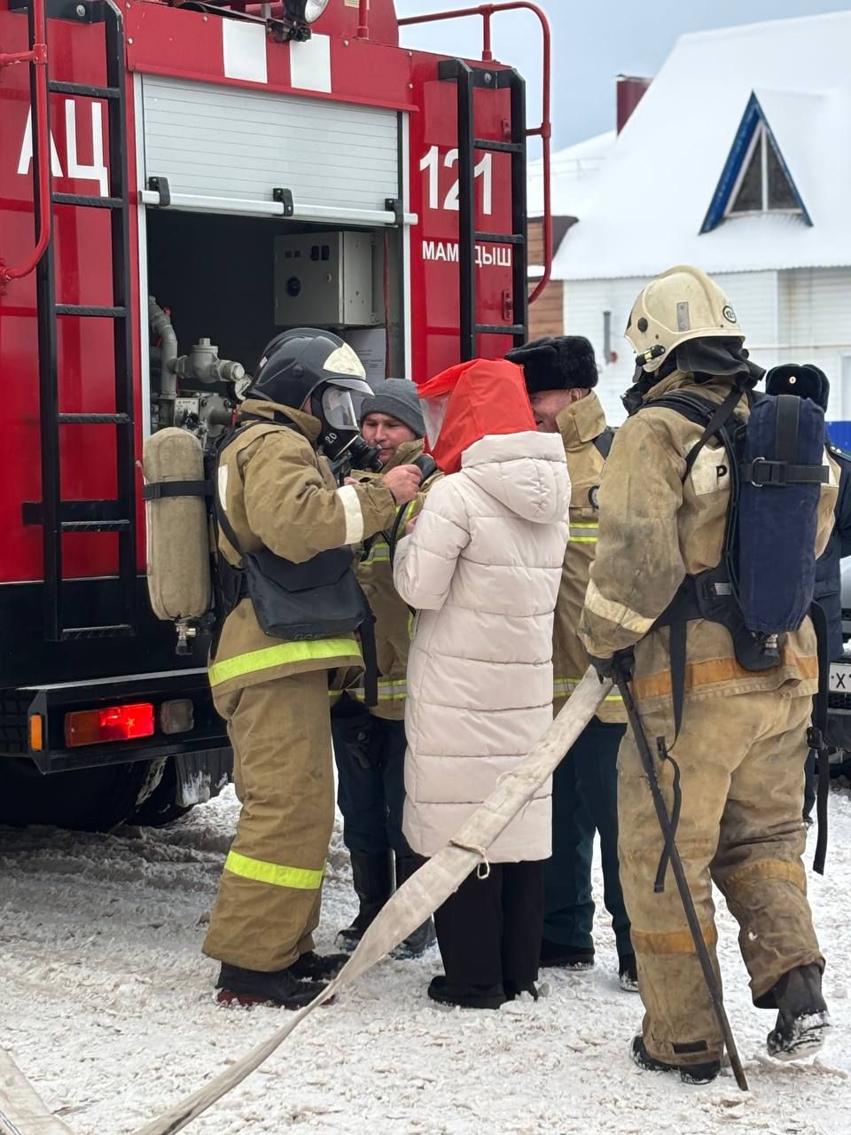 В Мамадыше провели пожарные учения в здании мировых судей