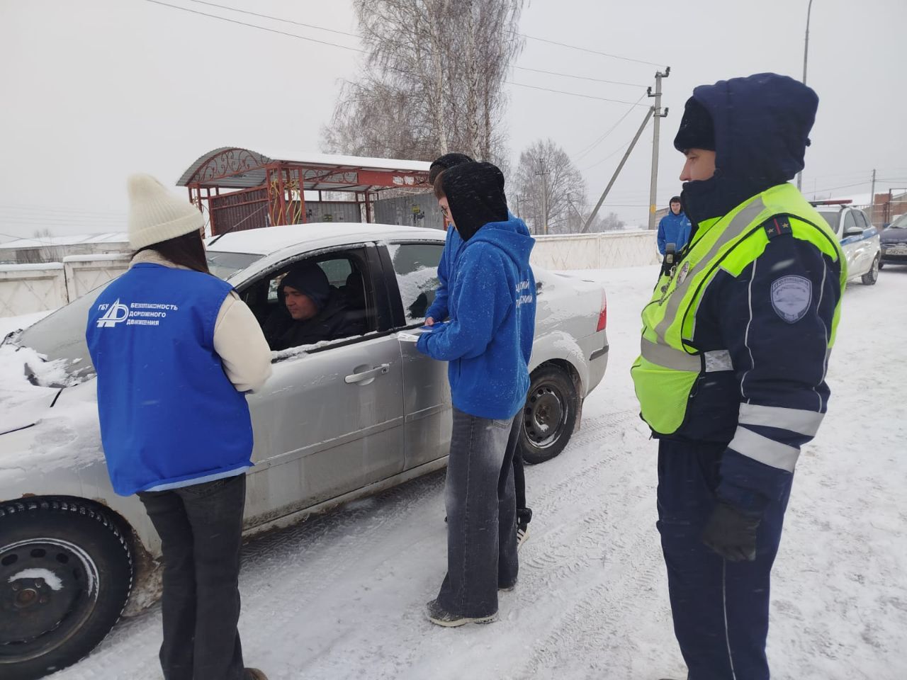 В Мамадыше прошла профилактическая акция «Зимняя дорога»