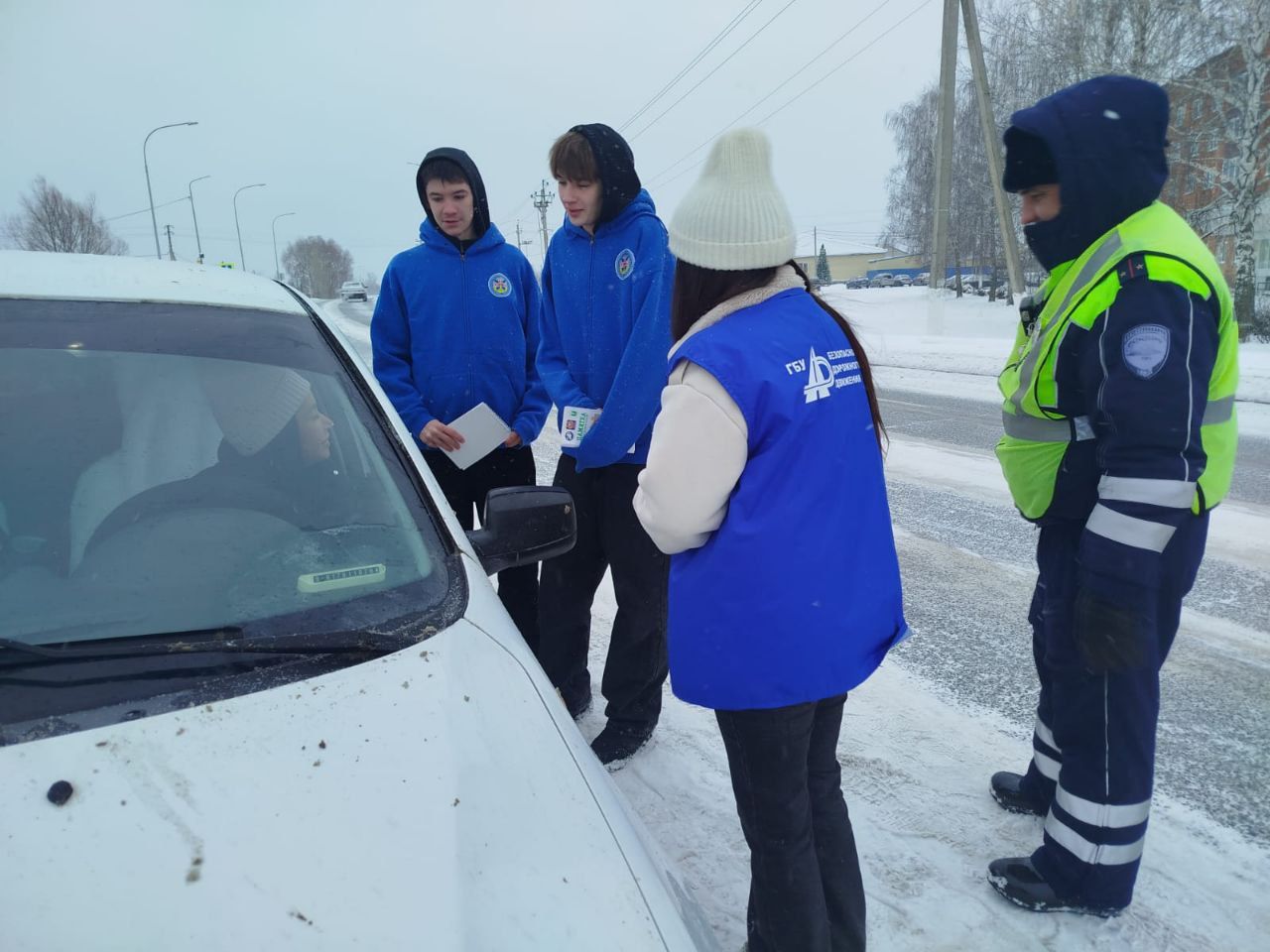 В Мамадыше прошла профилактическая акция «Зимняя дорога»