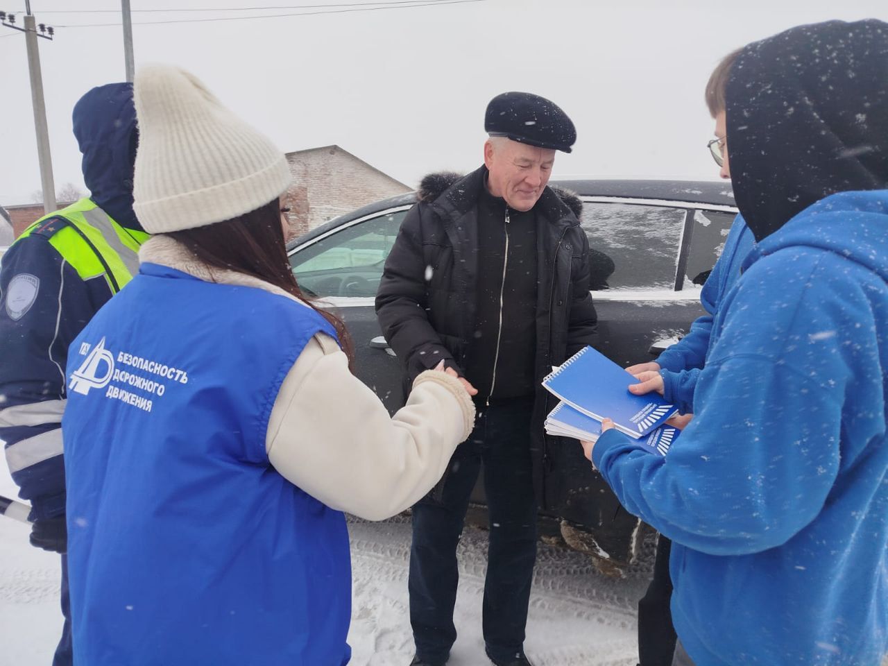 В Мамадыше прошла профилактическая акция «Зимняя дорога»