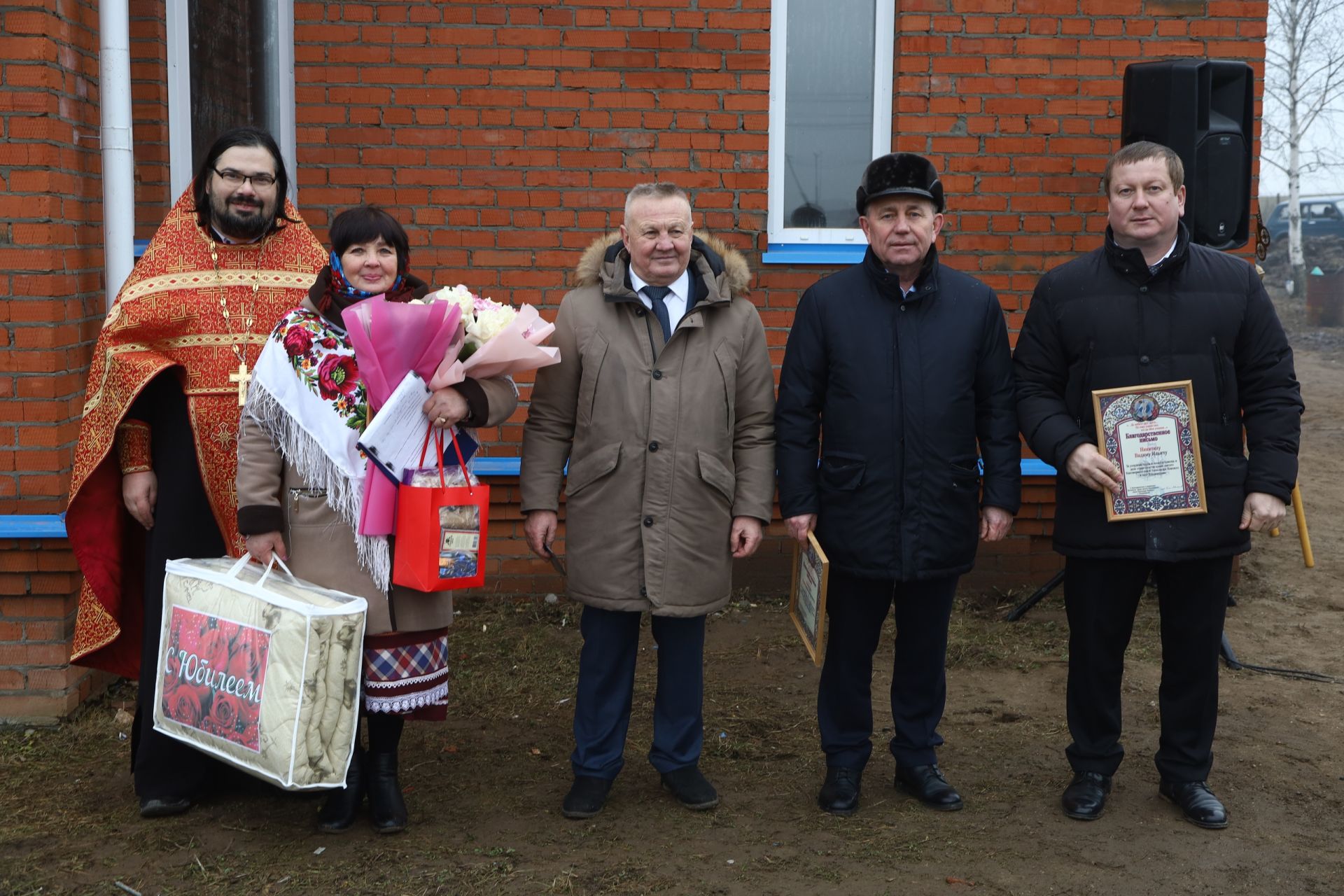 В Мамадышском районе состоялось установление креста на часовню