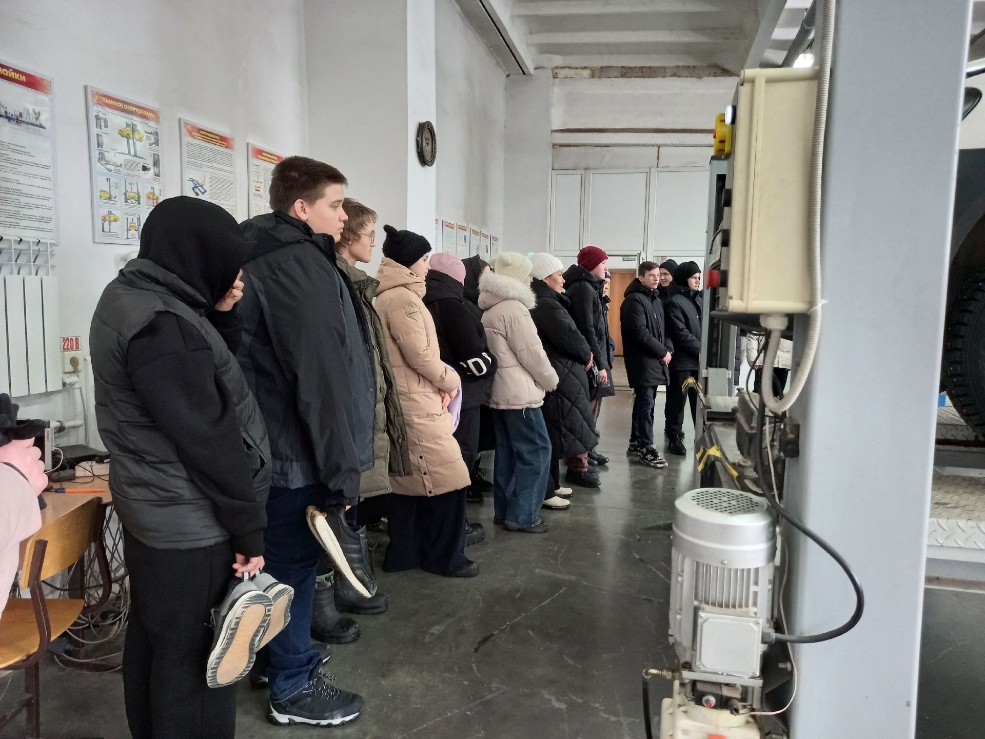 Школьники посетили Мамадышский политехнический колледж
