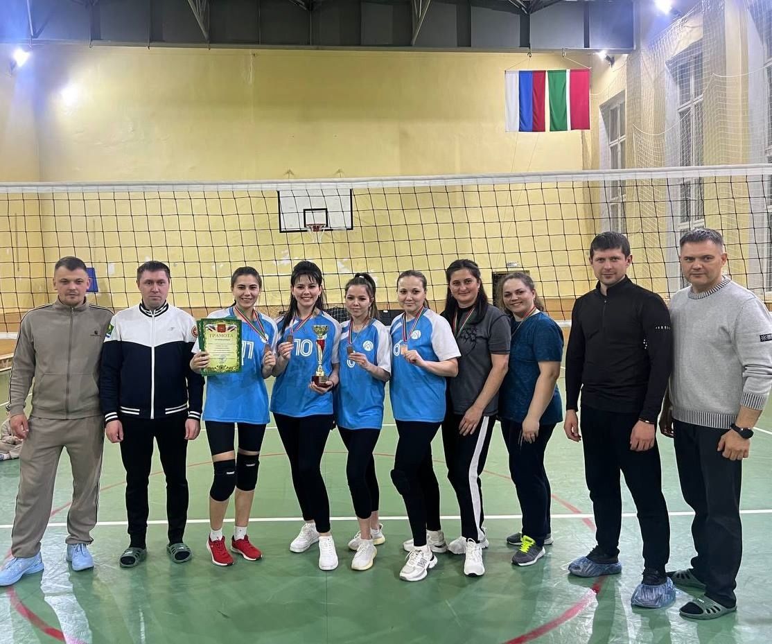 Стали известны результаты спартакиады работников по женскому волейболу