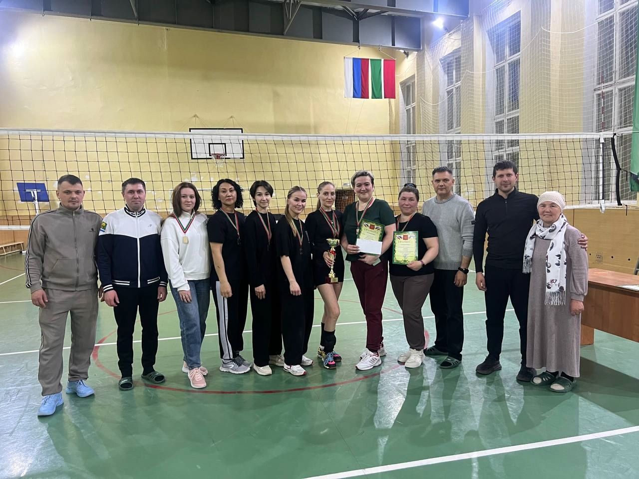 Стали известны результаты спартакиады работников по женскому волейболу