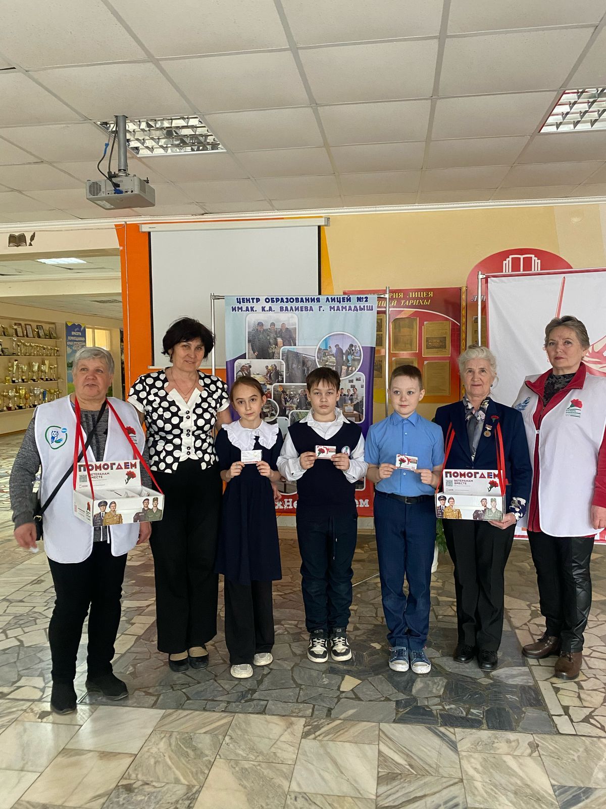 Мамадышские лицеисты присоединились к акции «Красная гвоздика»