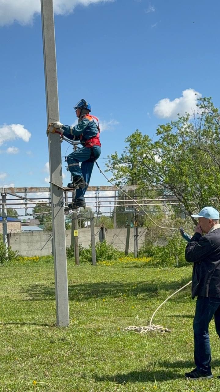 В Мамадыше прошли соревнования электромонтеров