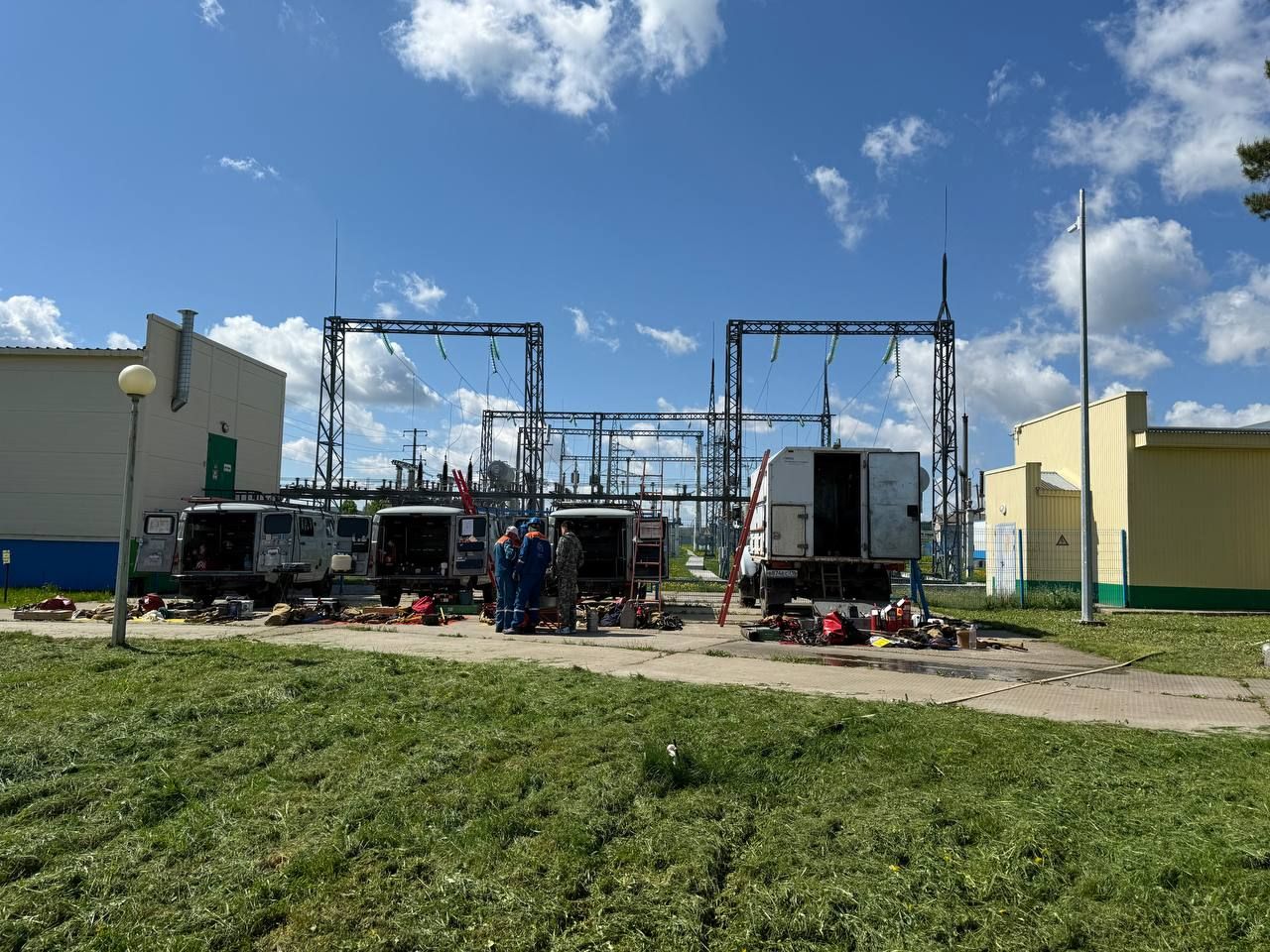 В Мамадыше прошли соревнования электромонтеров