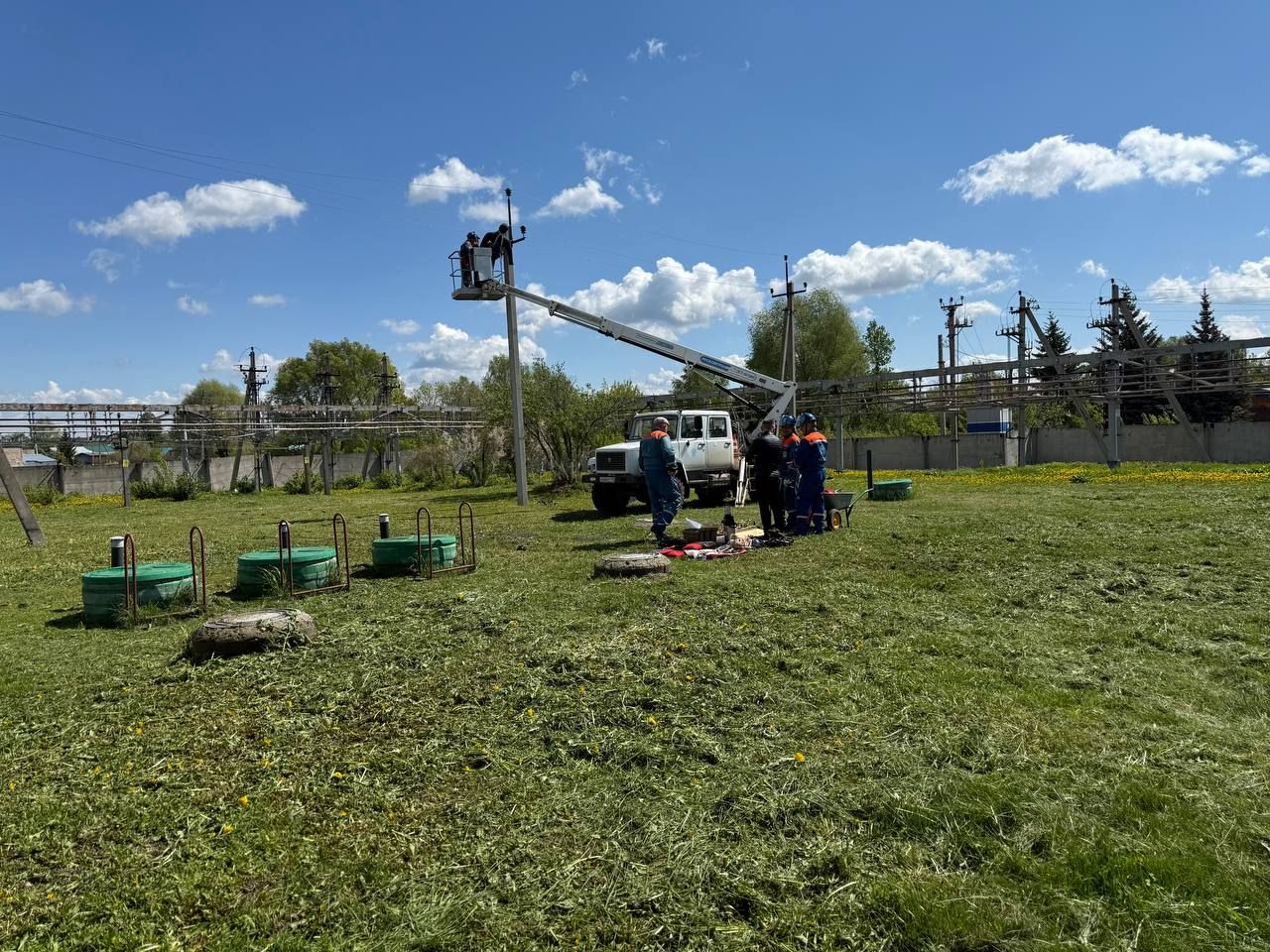 В Мамадыше прошли соревнования электромонтеров