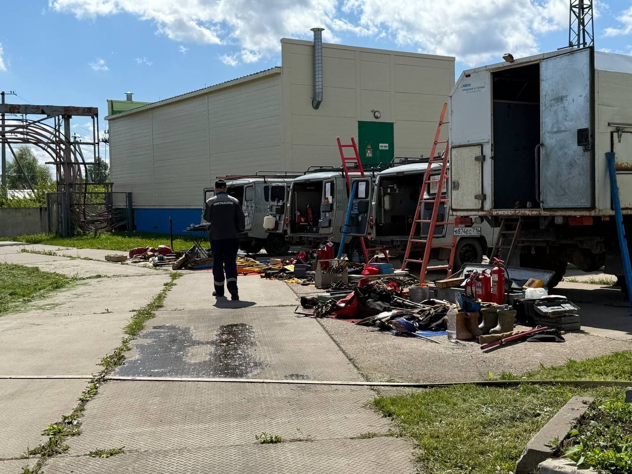 В Мамадыше прошли соревнования электромонтеров