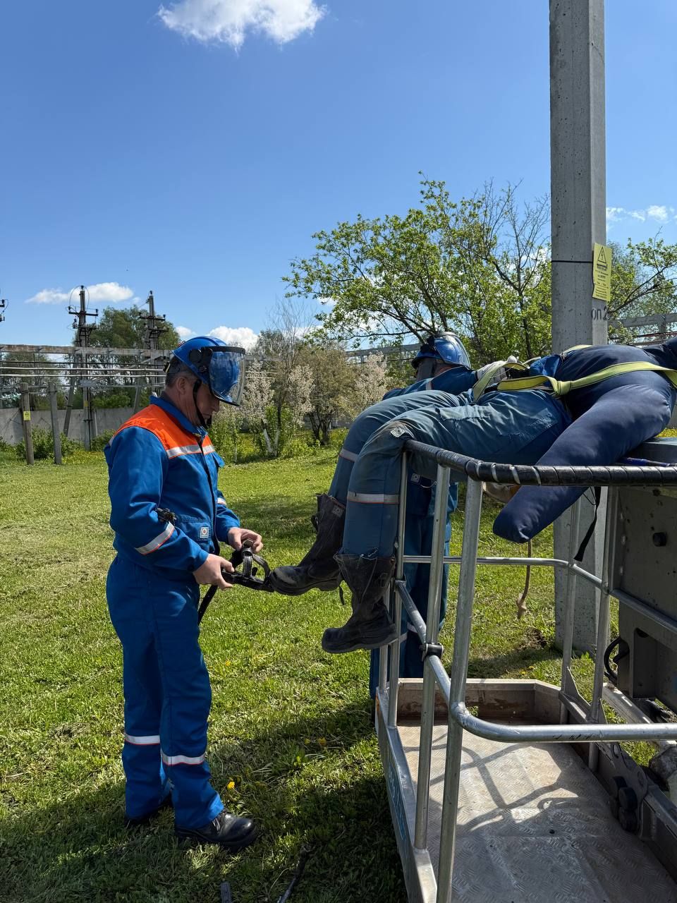 В Мамадыше прошли соревнования электромонтеров