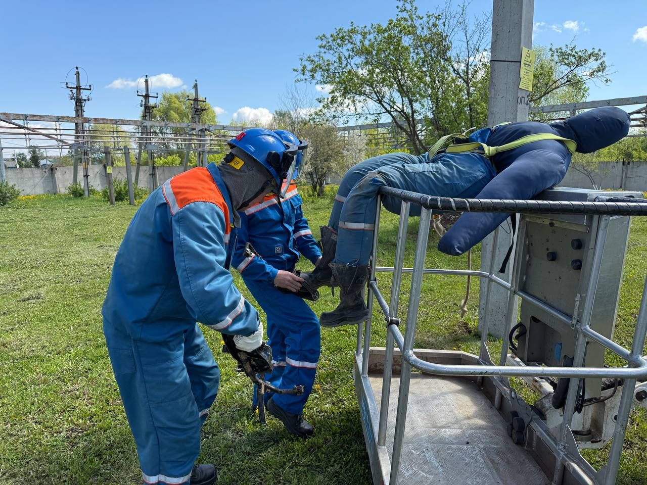 В Мамадыше прошли соревнования электромонтеров