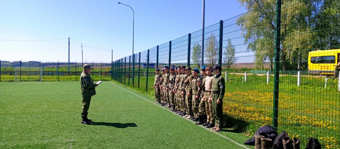 В Мамадыше прошли учебные сборы по военной подготовке для школьников