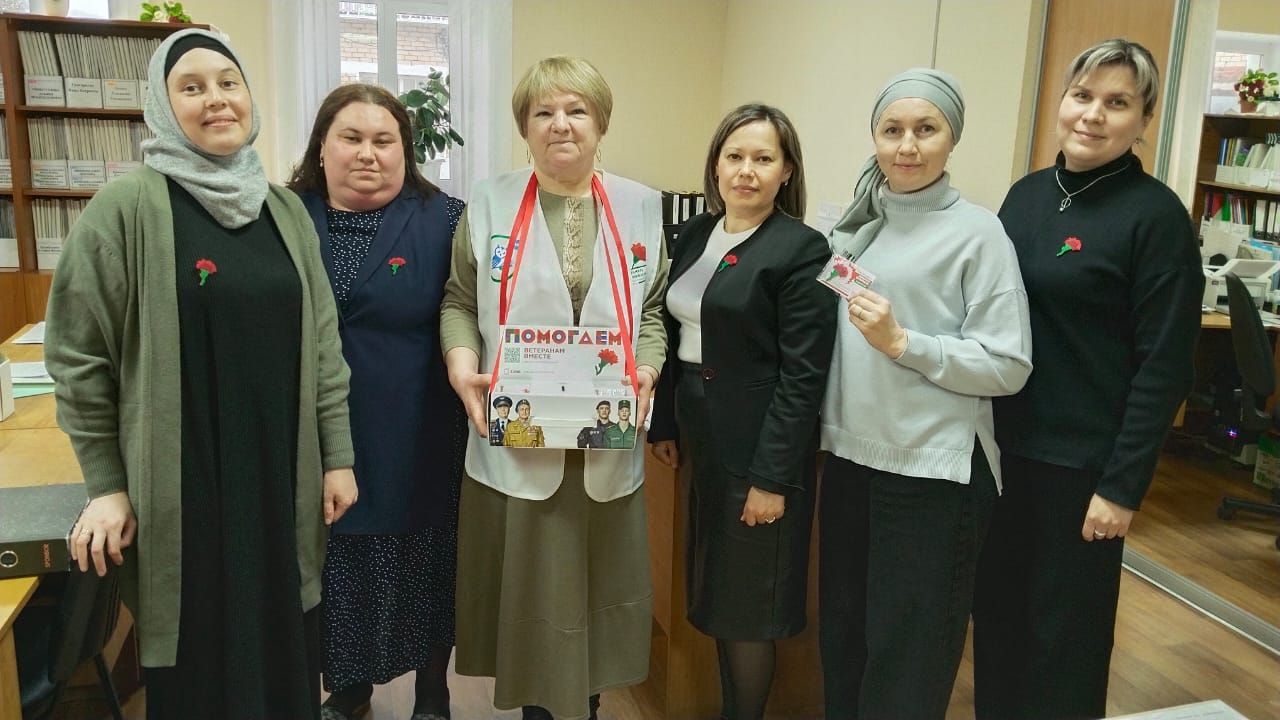 Мамадышцы активно поддерживают акцию «Красную гвоздику»